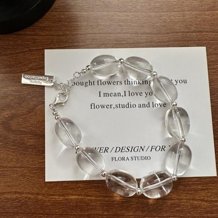 S 925 Silver Whisper Crystal Bracelet