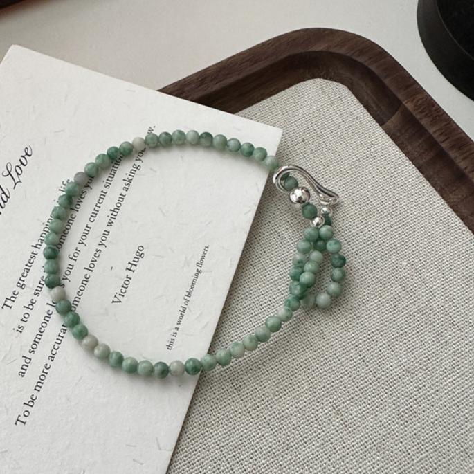 S 925 Jade Serenade Bracelet