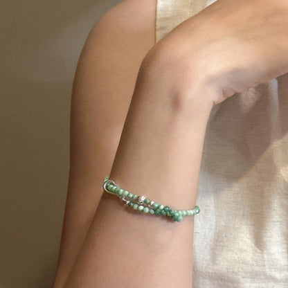 S 925 Jade Serenade Bracelet