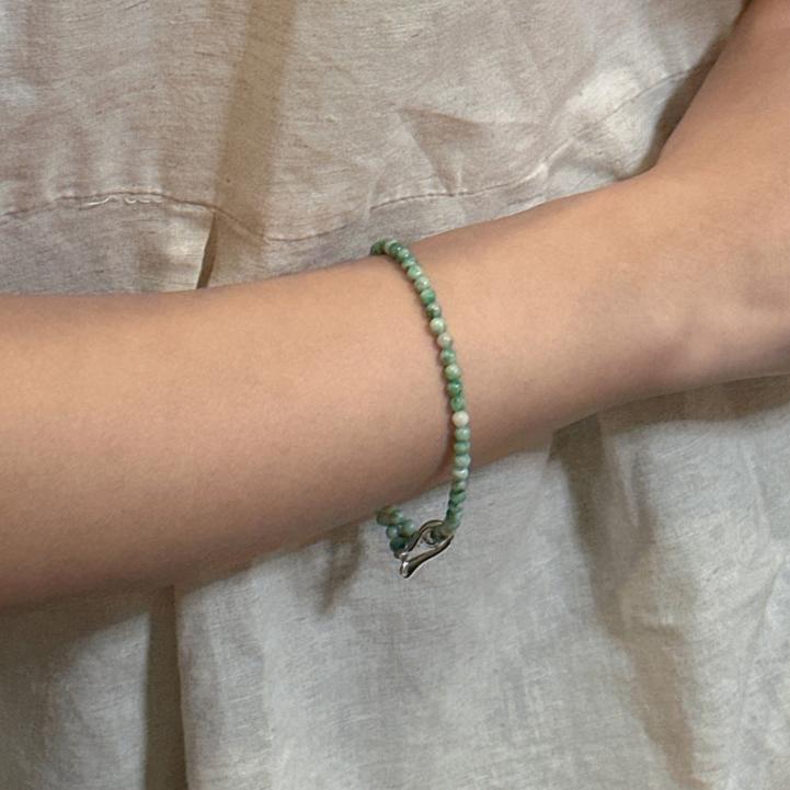 S 925 Jade Serenade Bracelet